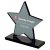 Star Smoked Crystal Corporate Award |10mm thick | 159mm |  - SM06B