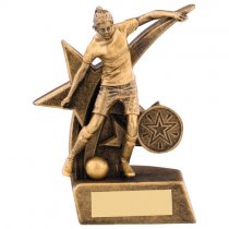Zodiac Female Football Trophy | 130mm | G7