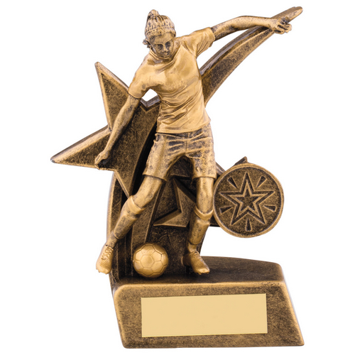 Zodiac Female Football Trophy | 130mm | G7
