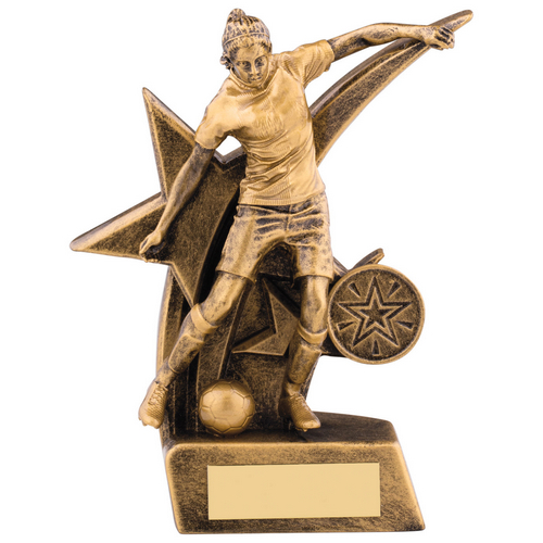 Zodiac Female Football Trophy | 150mm | G7