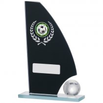 Football Mirror Glass Trophy | 165mm | G7