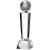Victory Football Glass Pillar Trophy | 225mm | S351D  - HGLF93C