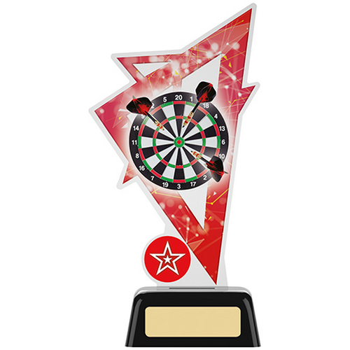Darts Acrylic Trophy | 190mm | G7
