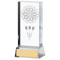 Darts Lasered Glass Block | 125mm | G7