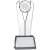 V Shaped Glass Darts Trophy | 170mm | G24S  - HGLM32A