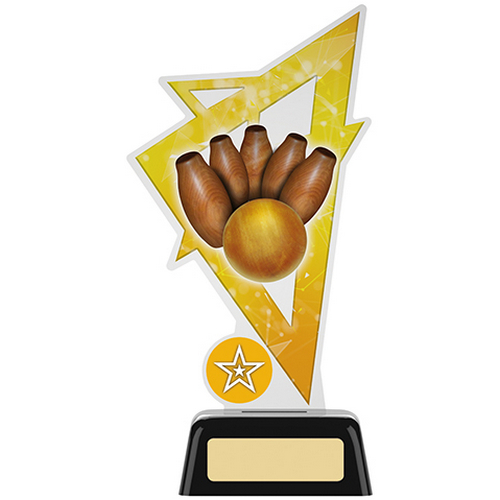 Skittles Acrylic Trophy | 190mm | G7