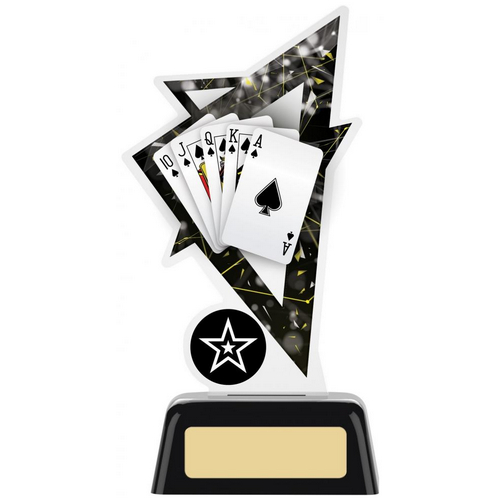 Cards Acrylic Trophy | 160mm | G7