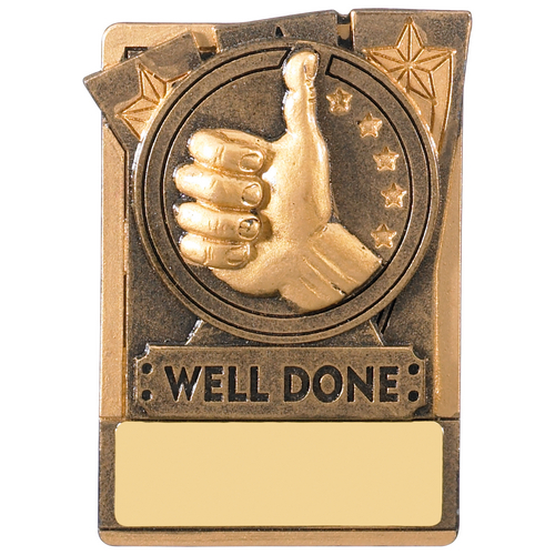 Fridge Magnet Well Done Trophy | 80mm | G7