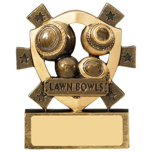 Lawn Bowls Mini Shield | 80mm | G7