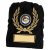 Black And Gold Acrylic Plaque | 125mm |  - HE182B
