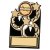 Black And Gold Acrylic Plaque | 90mm |  - HE190B