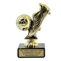Chunkie Football Boot & Ball Trophy | Gold | 110mm