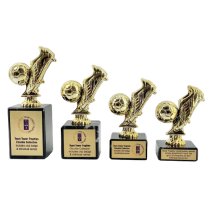 Chunkie Football Boot & Ball Trophy | Gold | 120mm