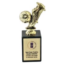 Chunkie Football Boot & Ball Trophy | Gold | 160mm