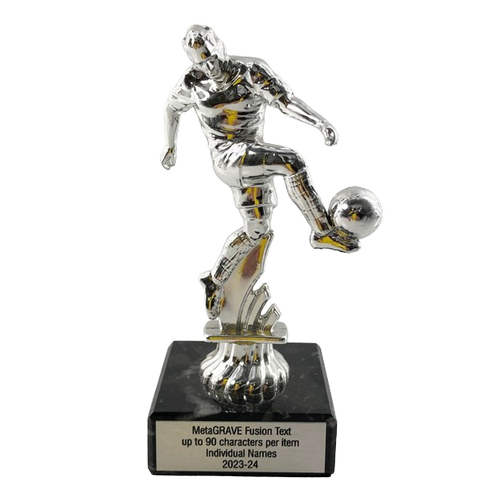 Chunkie Football Player Trophy | Silver | 130mm