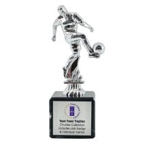 Chunkie Football Player Trophy | Silver | 155mm