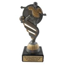 Chunkie Football Volley Trophy | Silver & Gold | 150mm