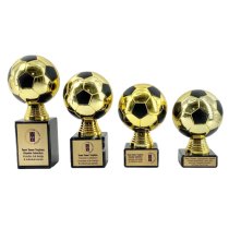 Chunkie Premier Football Ball Trophy | Gold & Black | 120mm