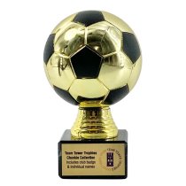 Chunkie Premier Football Ball Trophy | Gold & Black| 130mm