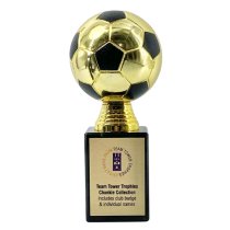 Chunkie Premier Football Ball Trophy | Gold & Black| 170mm