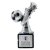 Chunkie Premier Football Boot & Ball Trophy | Silver & Black| 155mm - BM09.520.16