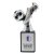 Chunkie Premier Football Boot & Ball Trophy | Silver & Black| 175mm - BM10.520.16