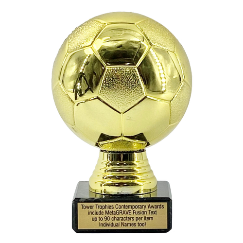 Chunkie Golden Days Football Ball Trophy | Gold | 120mm