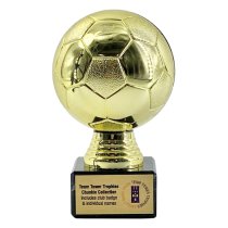 Chunkie Golden Days Football Ball Trophy | Gold | 130mm