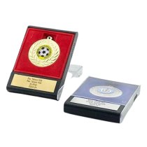 Football Medal Squad Award with your Club Badge | Gold | 120mm