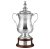 Swatkins Silver Plated Ultimate Masters Challenge Hand Chased Award | Solid wood Plinth | 483mm - L566
