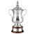 Swatkins Silver Plated Ultimate Masters Challenge Hand Chased Award | Solid wood Plinth | 483mm - L566