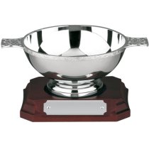 Swatkins Celtic Quaich Bowl | Mahogany Base | 131mm