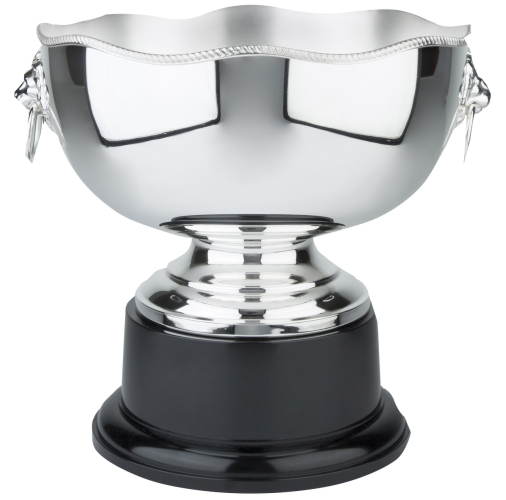 Swatkins Wavy Gadroon Edge Silver Plated Bowl | Bakelite Base | 260mm