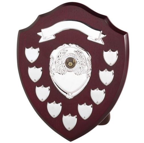 Perpetual Shield Award - Scroll & 9 Side Shields | 305mm