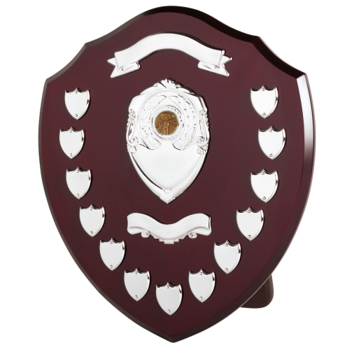 Perpetual Shield Award - Scrolls & 13 Side Shield | 406mm