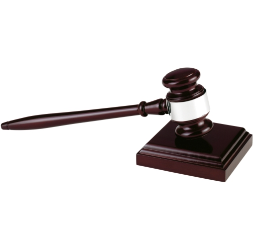 Wooden Gavel & Block Boxed | 273mm