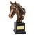 Bronze Plated Horses Head Award on wooden base | 357mm - RW09