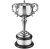 Swatkins Equine Cup Silver Plated Cup Complete | Black Mahogany Base | 368mm - SG012