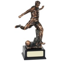 Magnificent Footballer Kick Award | Bronze Plated | 546mm | 21.5″