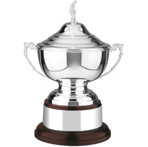 Swatkins Golfing Challege Bowl Complete | Mahogany Base | 254mm