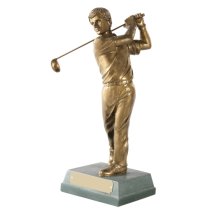 Male Golfer Trophy - Completed Swing | 152mm
