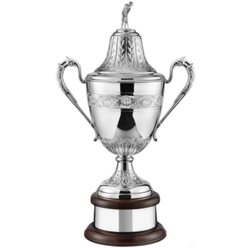 Swatkins Riviera Golf Challenge Cup Complete | Mahogany Base | 533mm