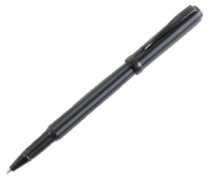 David Aster | Black Ribbed Roller Ball Pen