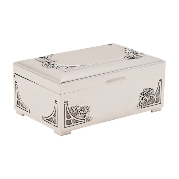 Trinket & Jewellery Box | Silverplated | Luxury Gift Box