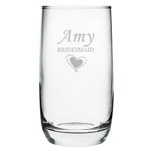 Shire County Crystal Everyday Elegance Engraved Hi-Ball Tumbler | 33cl | 125mm Height | Gift Carton