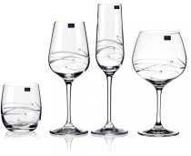 Shire County Cut Crystal Diamond Whiskey Glass | Features 3 Diamante Crystals | Gift Carton