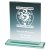 Jade Glass Rectangle Stand | 215mm | 10mm Thick - T0923