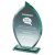 Premium Jade Glass Flame Stand | 230mm | 10mm Thick - T1168