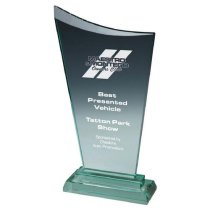 Premium Jade Glass Trophy | 250mm | 10mm Thick