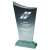 Premium Jade Glass Trophy | 250mm | 10mm Thick - T0810